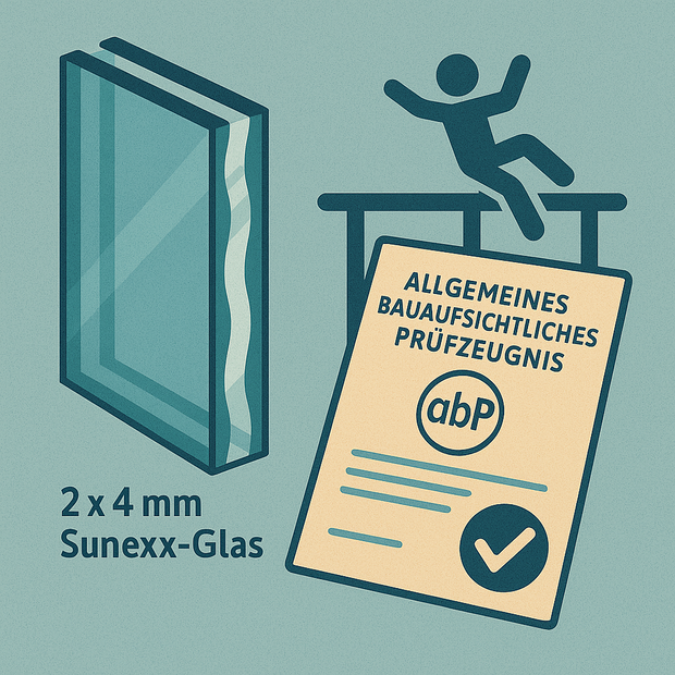 Absturzsichere-Verglasung-620 TÜV und AdP für alle Fälle